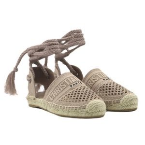 Dior Granville Espadrille with Laces Size 37